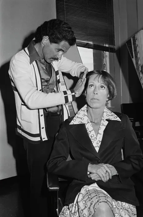 Framed Print : Carol Burnett In The Stylist's Chair Framed Print : Carol Burnett In The Stylist's Chair