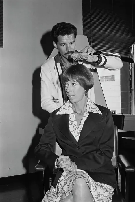 Framed Print : Carol Burnett In The Stylist's Chair Framed Print : Carol Burnett In The Stylist's Chair