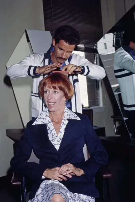 Framed Print : Carol Burnett In The Stylist's Chair Framed Print : Carol Burnett In The Stylist's Chair