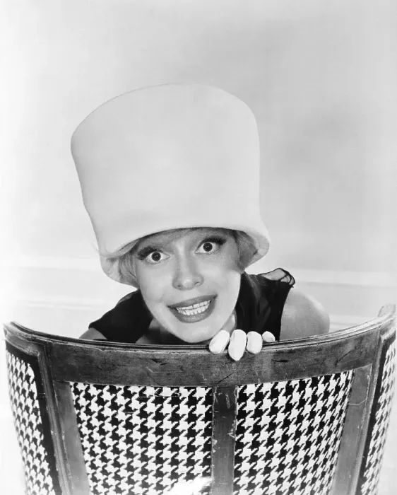 Framed Print : Carol Channing Modeling a Hat Framed Print : Carol Channing Modeling a Hat