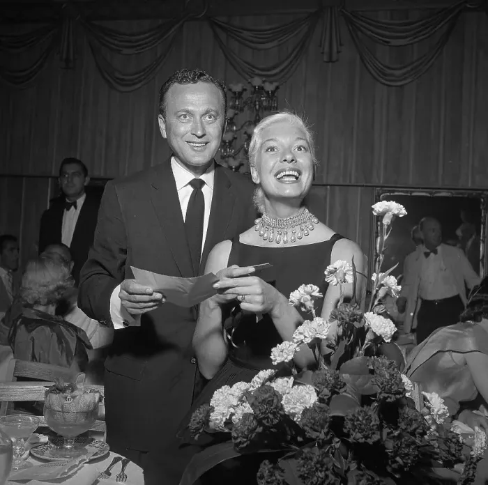 Framed Print : Carol Channing W / Husband Charles Lowe Framed Print : Carol Channing W / Husband Charles Lowe