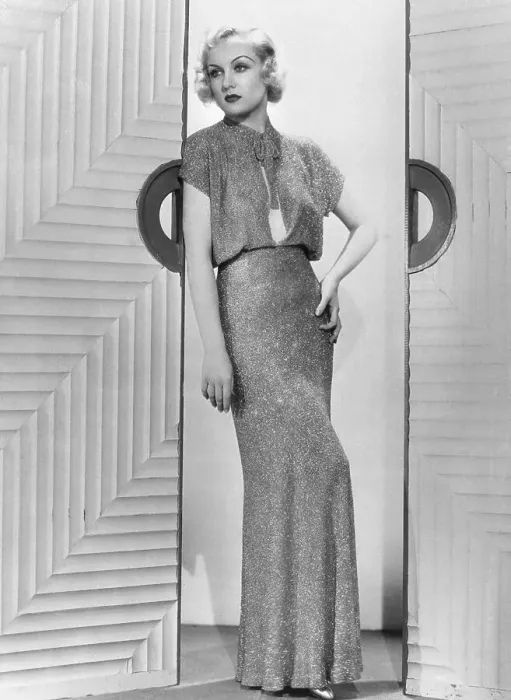 Framed Print : Carole Lombard Models Dress on Stage Framed Print : Carole Lombard Models Dress on Stage