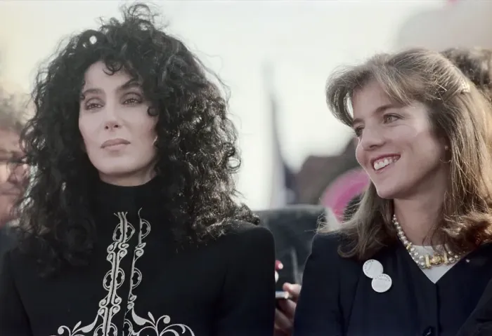 Framed Print : Caroline Kennedy and Cher Framed Print : Caroline Kennedy and Cher