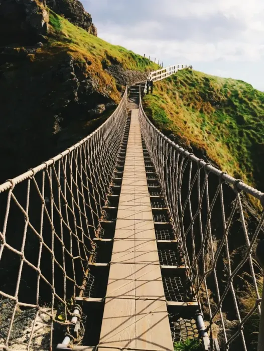 Framed Print : Carrick-a-rede rope bridge, Northern Ireland Framed Print : Carrick-a-rede rope bridge, Northern Ireland