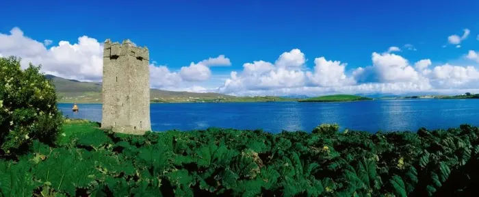 Framed Print : Carrickkildavnet Castle, Achill Island, County Mayo, Ireland Framed Print : Carrickkildavnet Castle, Achill Island, County Mayo, Ireland