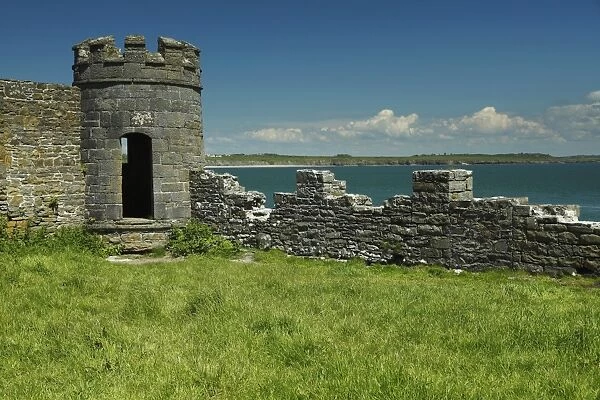Carrigaholt Castle on the Wild Atlantic Way coastal route