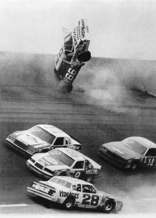 Framed Print : Cars in Collision at Talladega Speedway Framed Print : Cars in Collision at Talladega Speedway