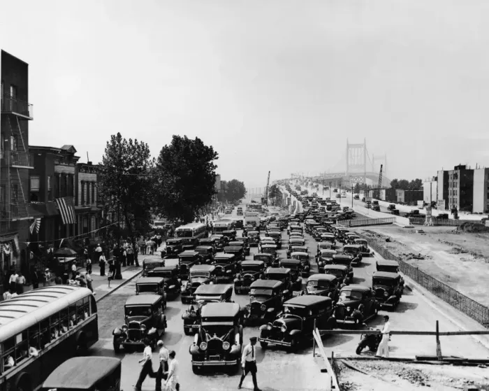 Framed Print : Cars Coming Off The Triborough Bridge Framed Print : Cars Coming Off The Triborough Bridge