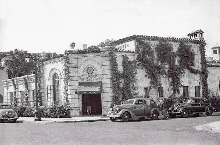 Framed Print : Cars Parked Outside E. F. Hutton Brokerage Office Framed Print : Cars Parked Outside E. F. Hutton Brokerage Office