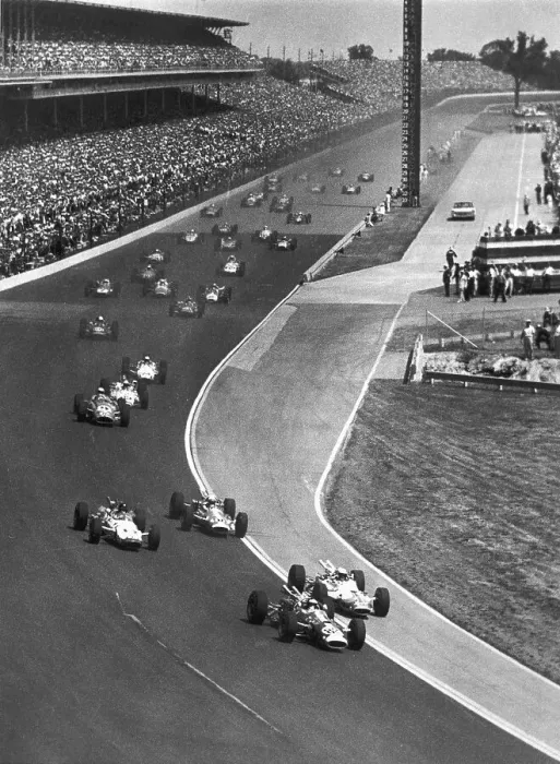Framed Print : Cars Racing at Indianapolis Speedway Framed Print : Cars Racing at Indianapolis Speedway