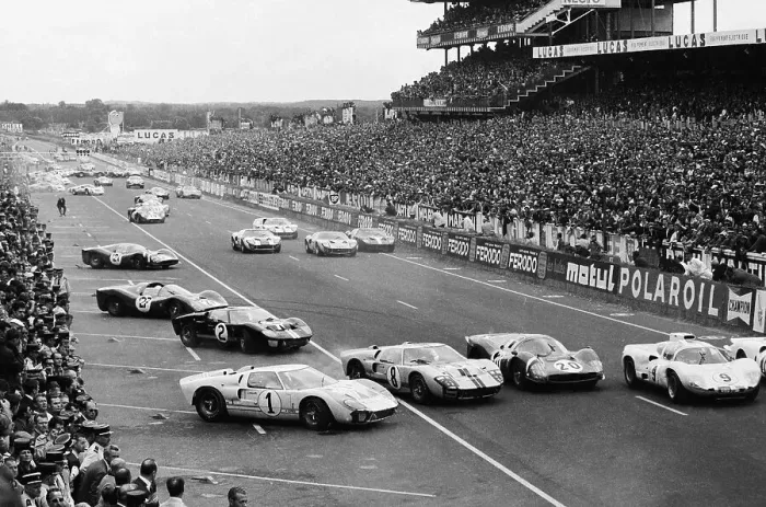 Framed Print : Cars Racing in Le Mans Race Framed Print : Cars Racing in Le Mans Race