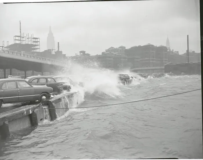 Framed Print : Cars Sprayed by River Waves Framed Print : Cars Sprayed by River Waves