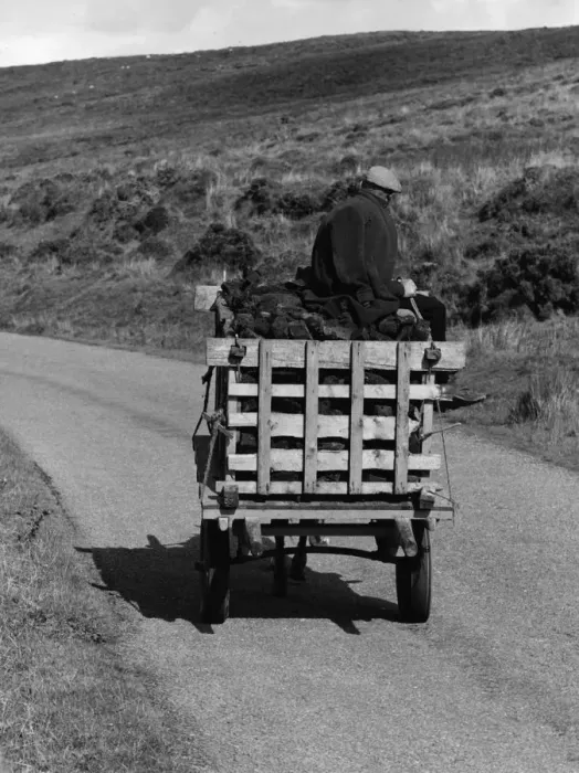 Framed Print : Cart Of Peat Framed Print : Cart Of Peat