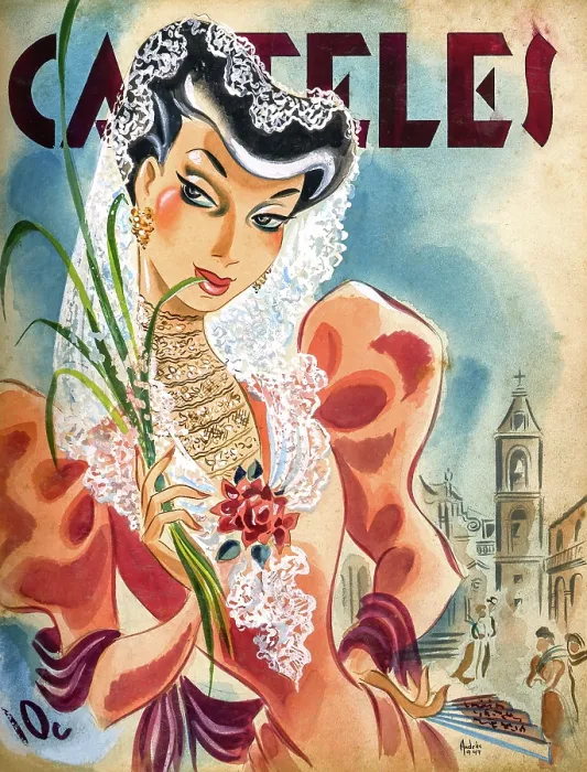 Framed Print : Carteles: The Spainsh Maiden Framed Print : Carteles: The Spainsh Maiden