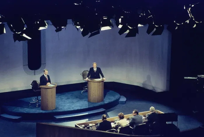 Framed Print : Carter-Ford Debate