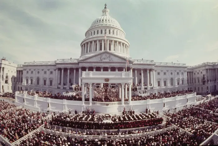 Framed Print : Carter Inauguration At US Capitol Framed Print : Carter Inauguration At US Capitol