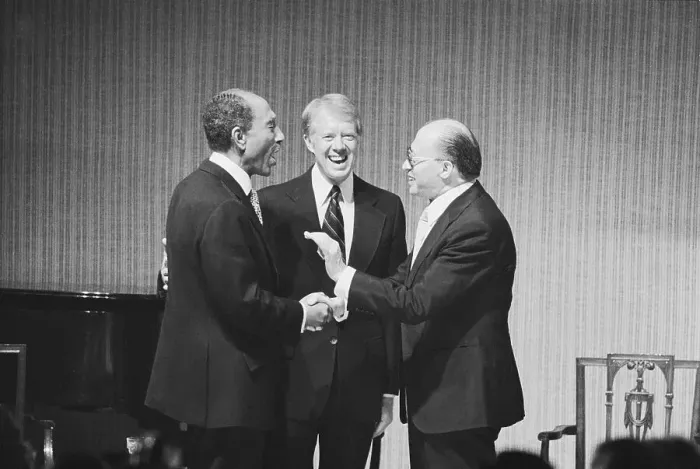 Framed Print : Carter, Sadat, and Begin Framed Print : Carter, Sadat, and Begin