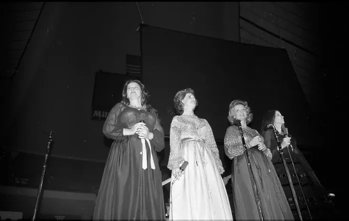 Framed Print : The Carter Sisters And Jan Howard Performing In Anaheim Framed Print : The Carter Sisters And Jan Howard Performing In Anaheim