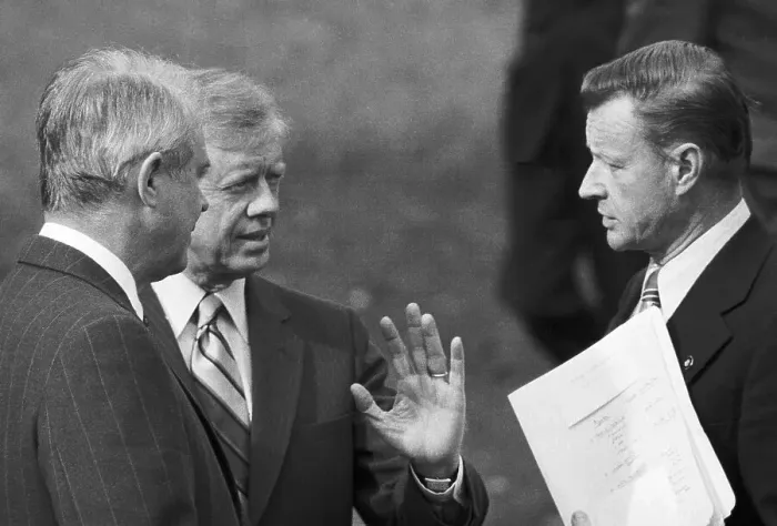 Framed Print : Carter Talks with Cyrus Vance and Brzezinski Framed Print : Carter Talks with Cyrus Vance and Brzezinski