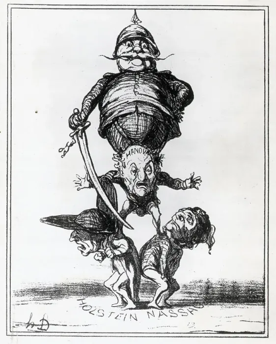 Framed Print : Cartoon Of Austrian On Top Of Others Framed Print : Cartoon Of Austrian On Top Of Others