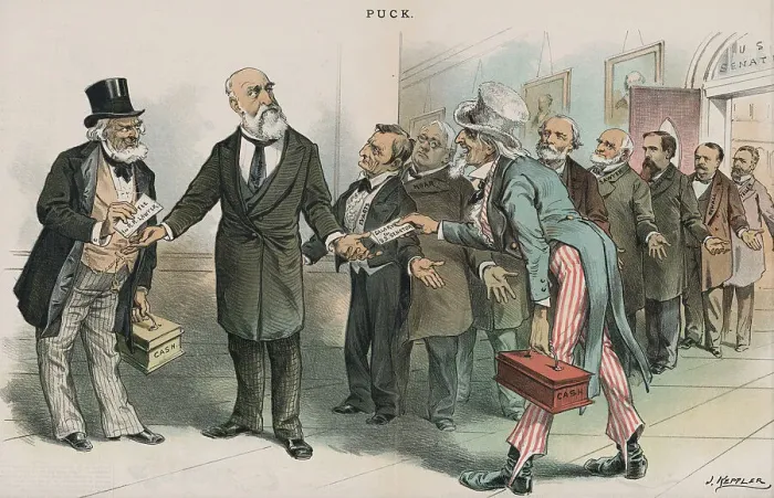 Framed Print : Cartoon on Senator Beck's Bill Payoff Antics Framed Print : Cartoon on Senator Beck's Bill Payoff Antics