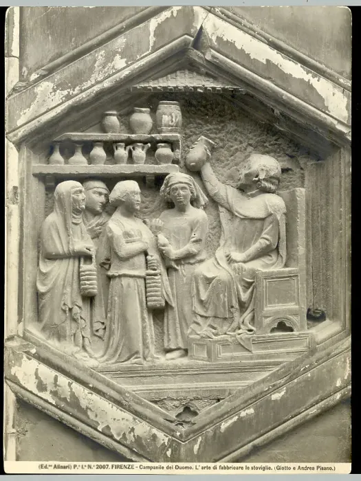 Framed Print : Carving Of Pattery Making On The Duomo Framed Print : Carving Of Pattery Making On The Duomo