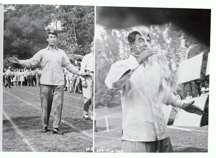 Framed Print : Cary Grant Balancing a Cup of Water on His Head Framed Print : Cary Grant Balancing a Cup of Water on His Head