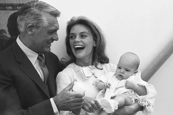 Framed Print : Cary Grant, Dyan Cannon, and Daughter Framed Print : Cary Grant, Dyan Cannon, and Daughter