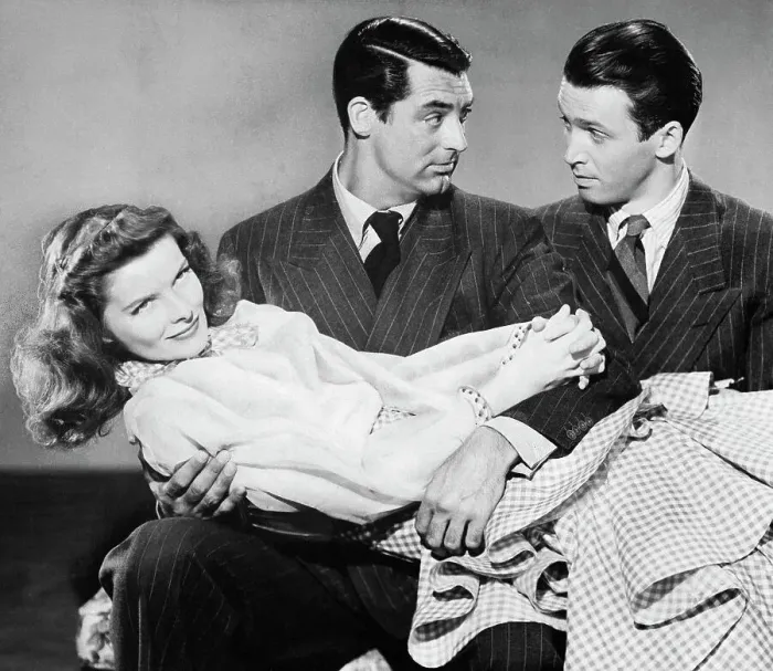 Framed Print : Cary Grant, James Stewart, and Katharine Hepburn in the 1940 film The Philadelphia Story Framed Print : Cary Grant, James Stewart, and Katharine Hepburn in the 1940 film The Philadelphia Story