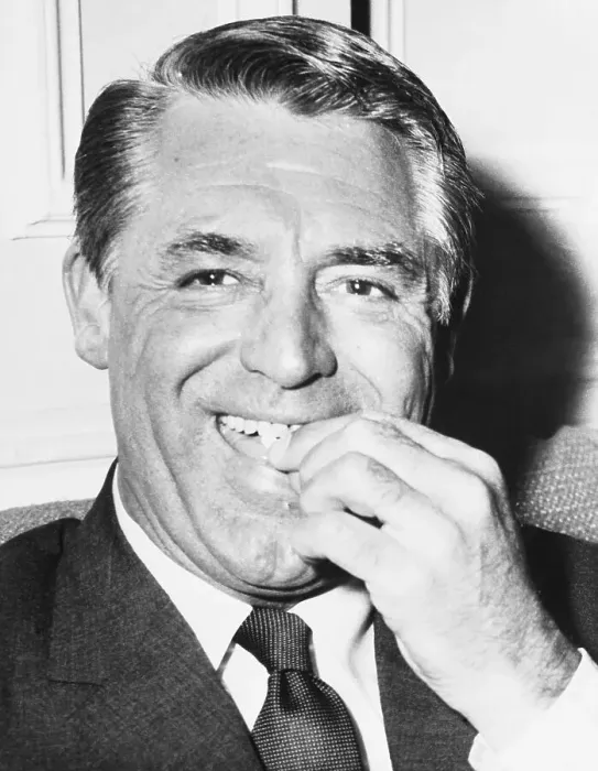 Framed Print : Cary Grant Taking a Pill Framed Print : Cary Grant Taking a Pill