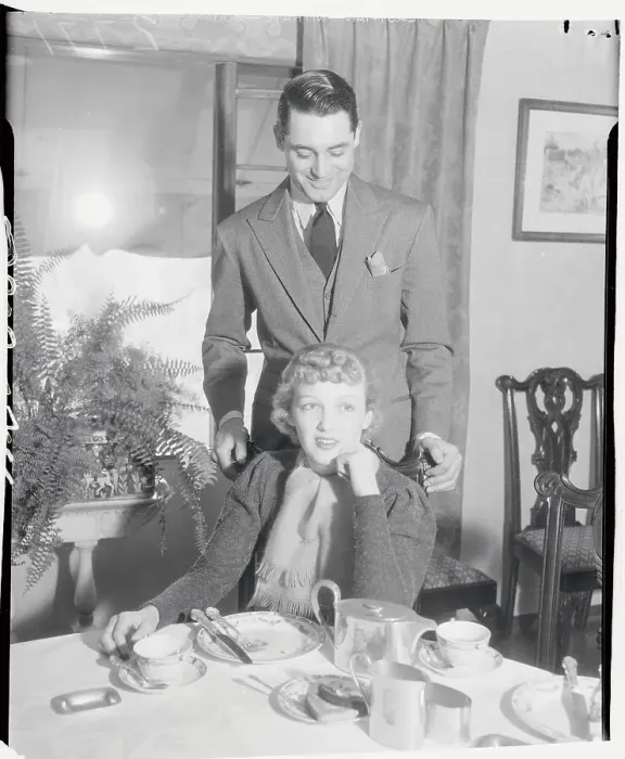 Cary Grant and Virginia Cherrill in their Living Room Print. Art