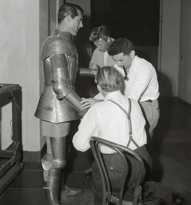 Framed Print : Cary Grant Wearing Suit of Armor Framed Print : Cary Grant Wearing Suit of Armor