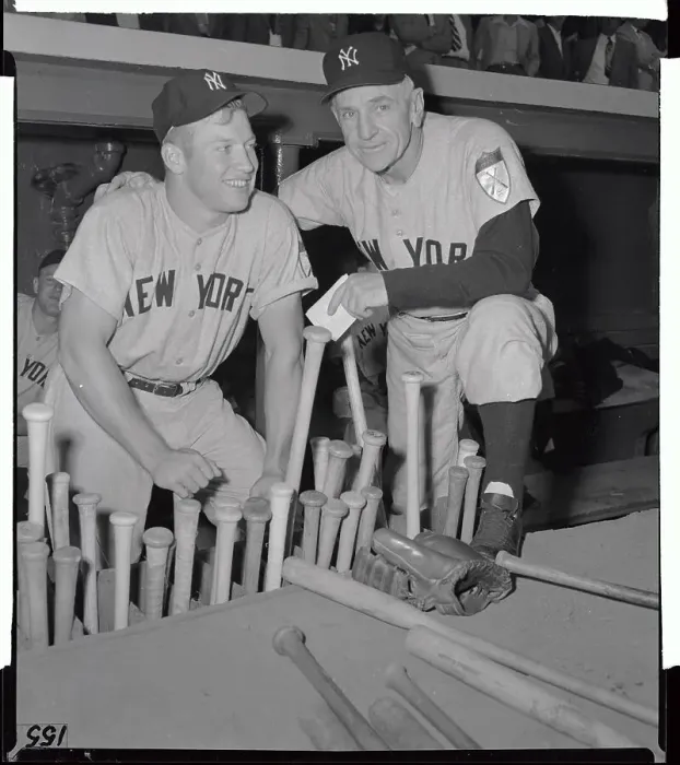 Framed Print : Casey Stengal and Mickey Mantle Framed Print : Casey Stengal and Mickey Mantle