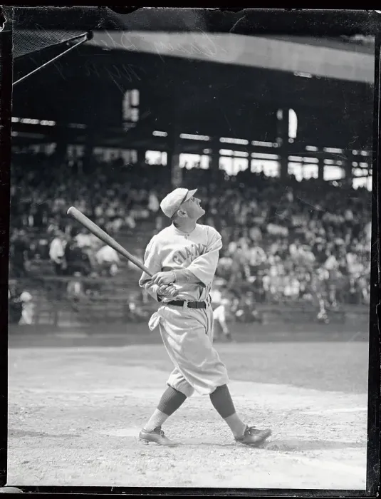 Framed Print : Casey Stengel in Batting Action Framed Print : Casey Stengel in Batting Action