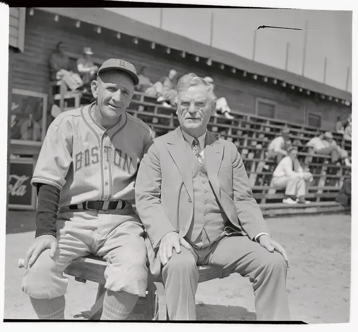Framed Print : Casey Stengel with Bob Quinn Framed Print : Casey Stengel with Bob Quinn