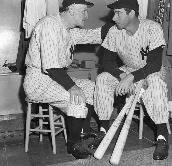 Framed Print : Casey Stengel with Joe DiMaggio Framed Print : Casey Stengel with Joe DiMaggio