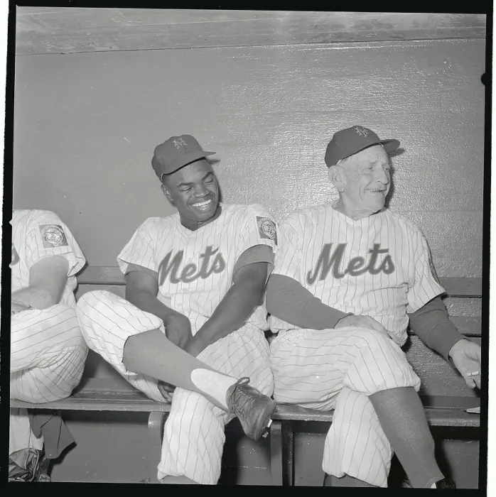 Framed Print : Casey Stengel Sitting and Talking with Baseball Player Dan Napoleon Framed Print : Casey Stengel Sitting and Talking with Baseball Player Dan Napoleon