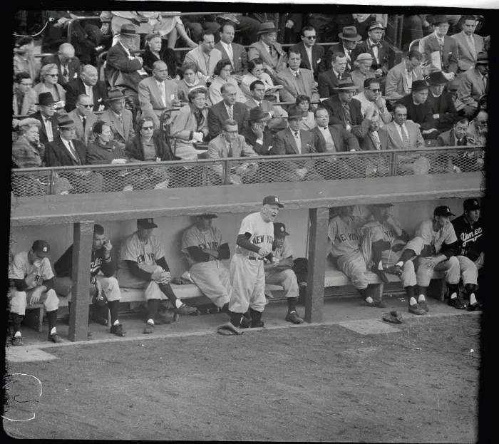 Framed Print : Casey Stengel Standing in Dugout Framed Print : Casey Stengel Standing in Dugout