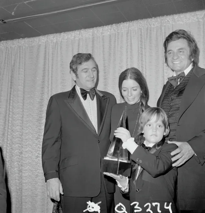 Framed Print : Cash Family At The AMA's