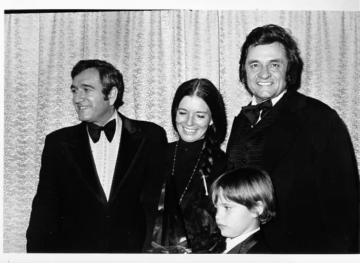 Framed Print : Cash Family At The AMA's Framed Print : Cash Family At The AMA's