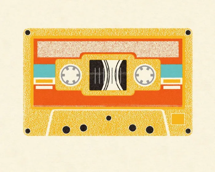 Framed Print : Cassette Tape Framed Print : Cassette Tape