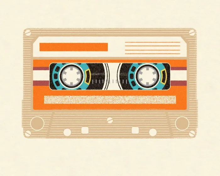 Framed Print : Cassette Tape Framed Print : Cassette Tape