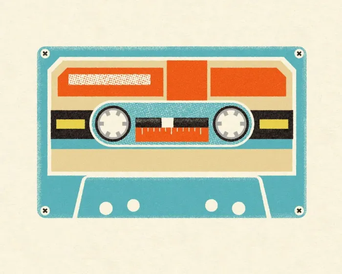 Framed Print : Cassette Tape Framed Print : Cassette Tape