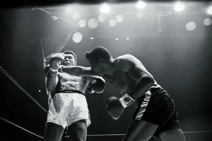 Framed Print : Cassius Clay Avoiding Floyd's Punch Framed Print : Cassius Clay Avoiding Floyd's Punch