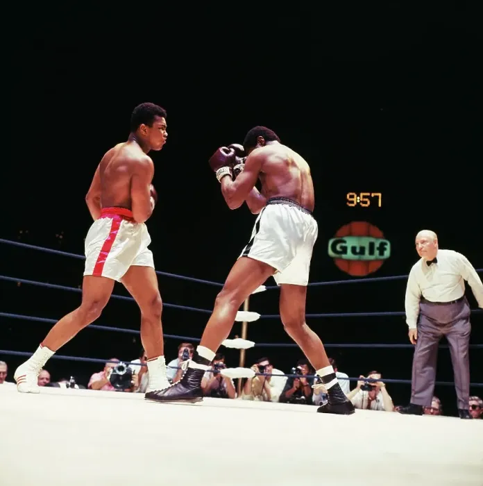 Framed Print : Cassius Clay and Ernie Terrell Boxing Framed Print : Cassius Clay and Ernie Terrell Boxing