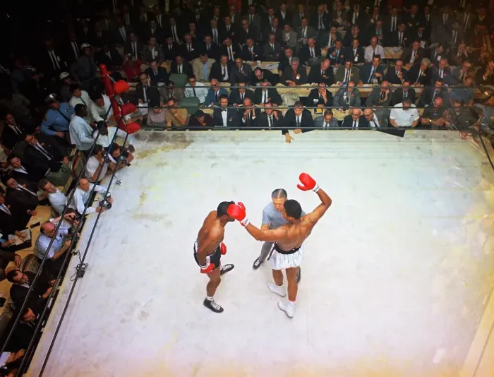 Framed Print : Cassius Clay Fighting Floyd Patterson Framed Print : Cassius Clay Fighting Floyd Patterson
