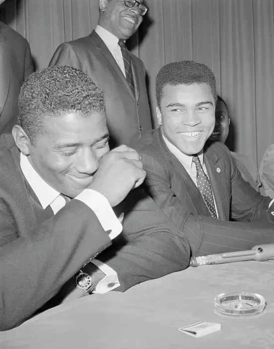 Framed Print : Cassius Clay and Floyd Patterson at Press Conference Framed Print : Cassius Clay and Floyd Patterson at Press Conference