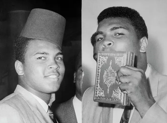 Framed Print : Cassius Clay Kissing The Koran Framed Print : Cassius Clay Kissing The Koran