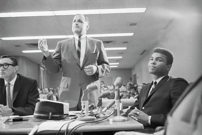 Framed Print : Cassius Clay with His Lawyer John Crvaritch Framed Print : Cassius Clay with His Lawyer John Crvaritch