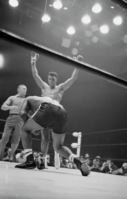 Framed Print : Cassius Clay Raising His Arms in Victory Framed Print : Cassius Clay Raising His Arms in Victory
